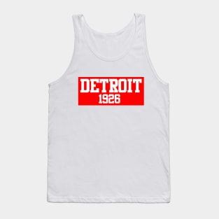 Detroit 1926 Tank Top